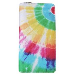 Bohemian Tie-Dye Wallet ~ Fabulous ~ Blue & Yellow